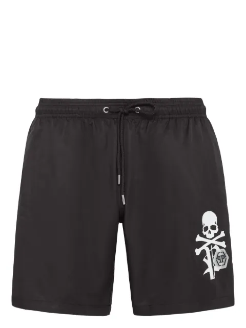 Philipp Plein shorts de playa con motivo Skull