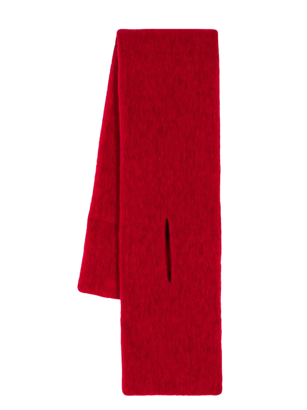 YMC Sjaal met geborsteld-effect Rood