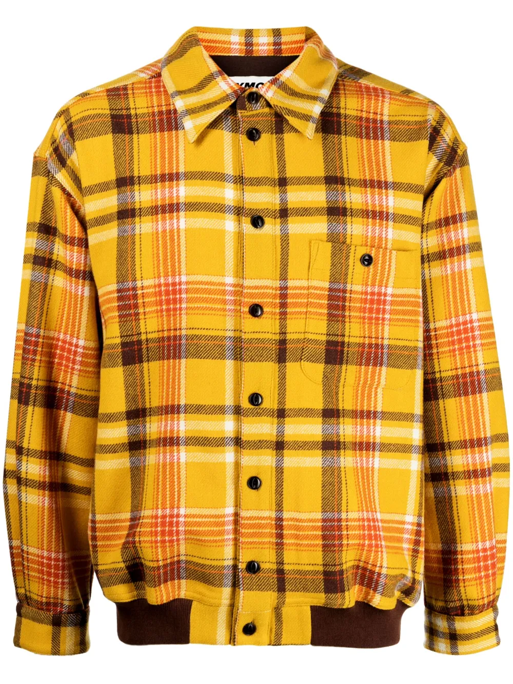 YMC Gaucho check-print cotton shirt | Smart Closet