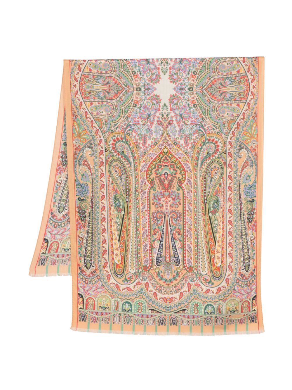 ETRO Delhi cashmere-silk blend scarf Women