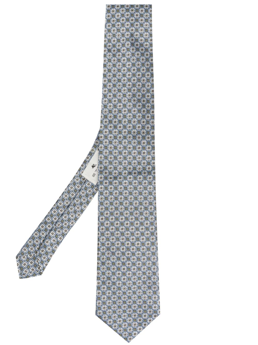 jacquard silk tie