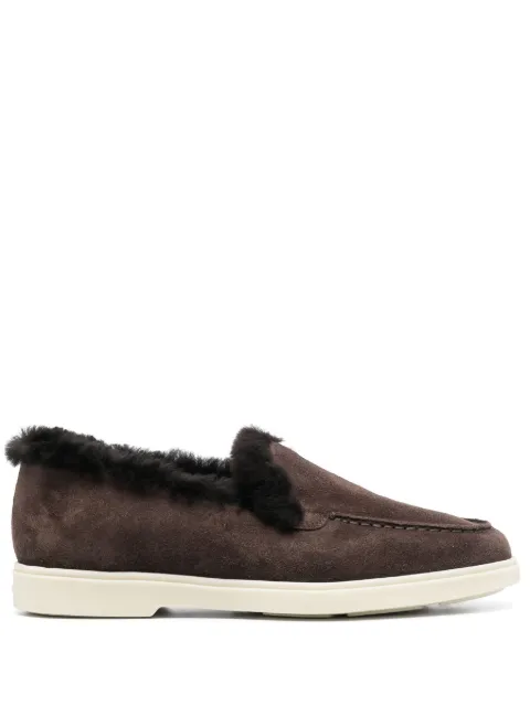 Santoni Leren handschoenen