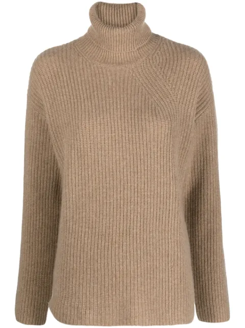 P.A.R.O.S.H. ribbed-knit cashmere rollneck jumper