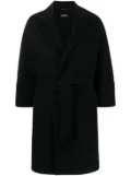 'S Max Mara belted virgin wool coat - Black
