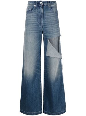 Peter Do Panelled straight-leg Jeans - Farfetch