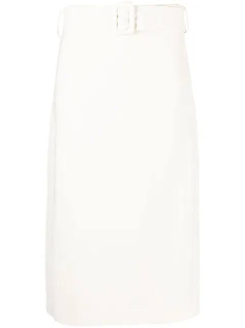 P.A.R.O.S.H. Randy belted midi skirt