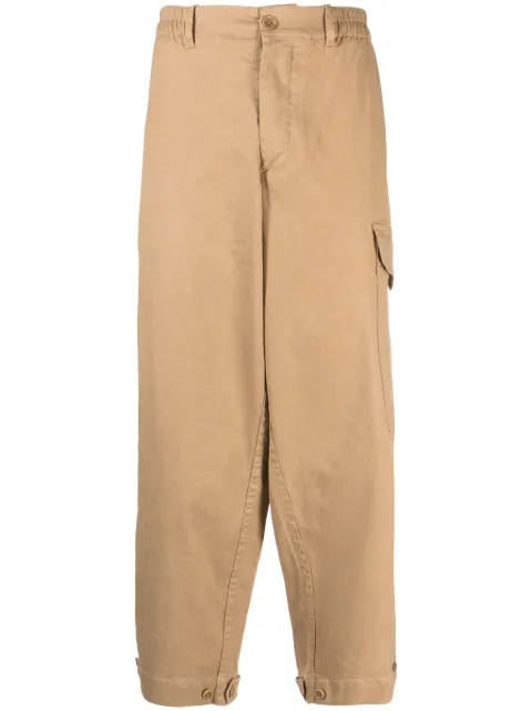 YMC pantalones capri con pretina elástica 