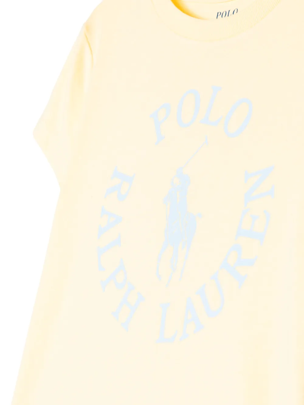 Polo Ralph Lauren Logo-print Cotton T-shirt In Yellow