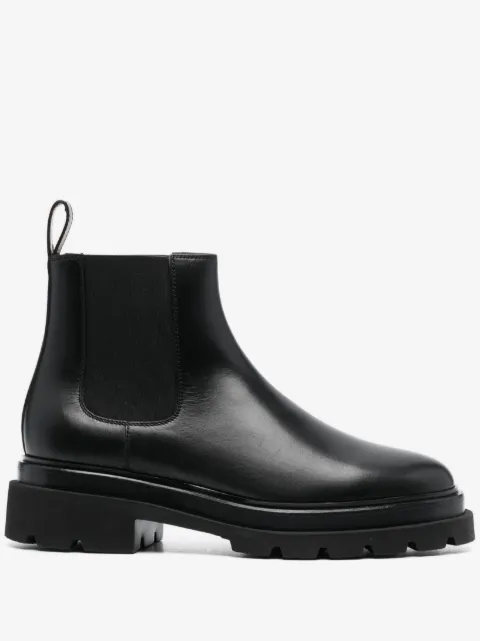 Santoni ботинки с закругленным носком 