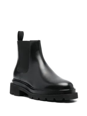 ショートブーツ・ブーティ SANTONI Black suede Marta ankle boots Santoni Black Suede Marta Ankle Boots | italist