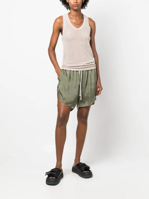 【送料&関税込】Rick Owens Drawstring Shorts Rick Owens DRKSHDW Drawstring Shorts | Brown | FARFETCH JO