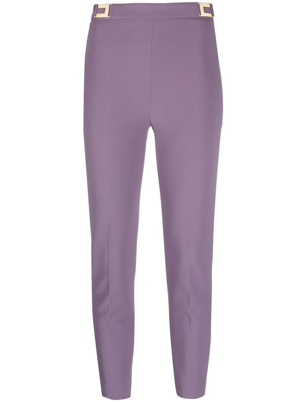 Elisabetta Franchi high-waist skinny trousers - Purple