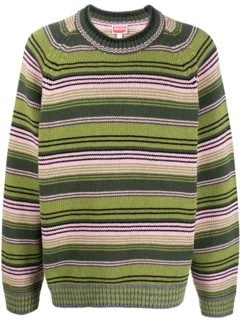 Kenzo Rue Vivienne striped wool jumper Men