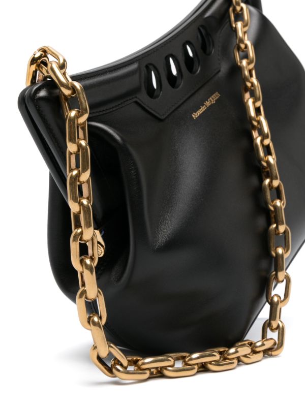 Gold chain shoulder on sale bag