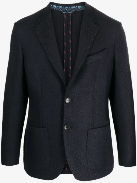 ETRO blazer en jacquard à motif Tie