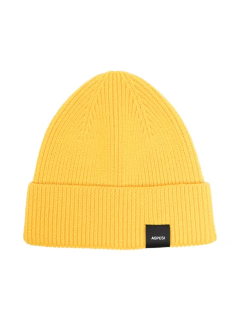 Aspesi Kids gorro tejido de canalé