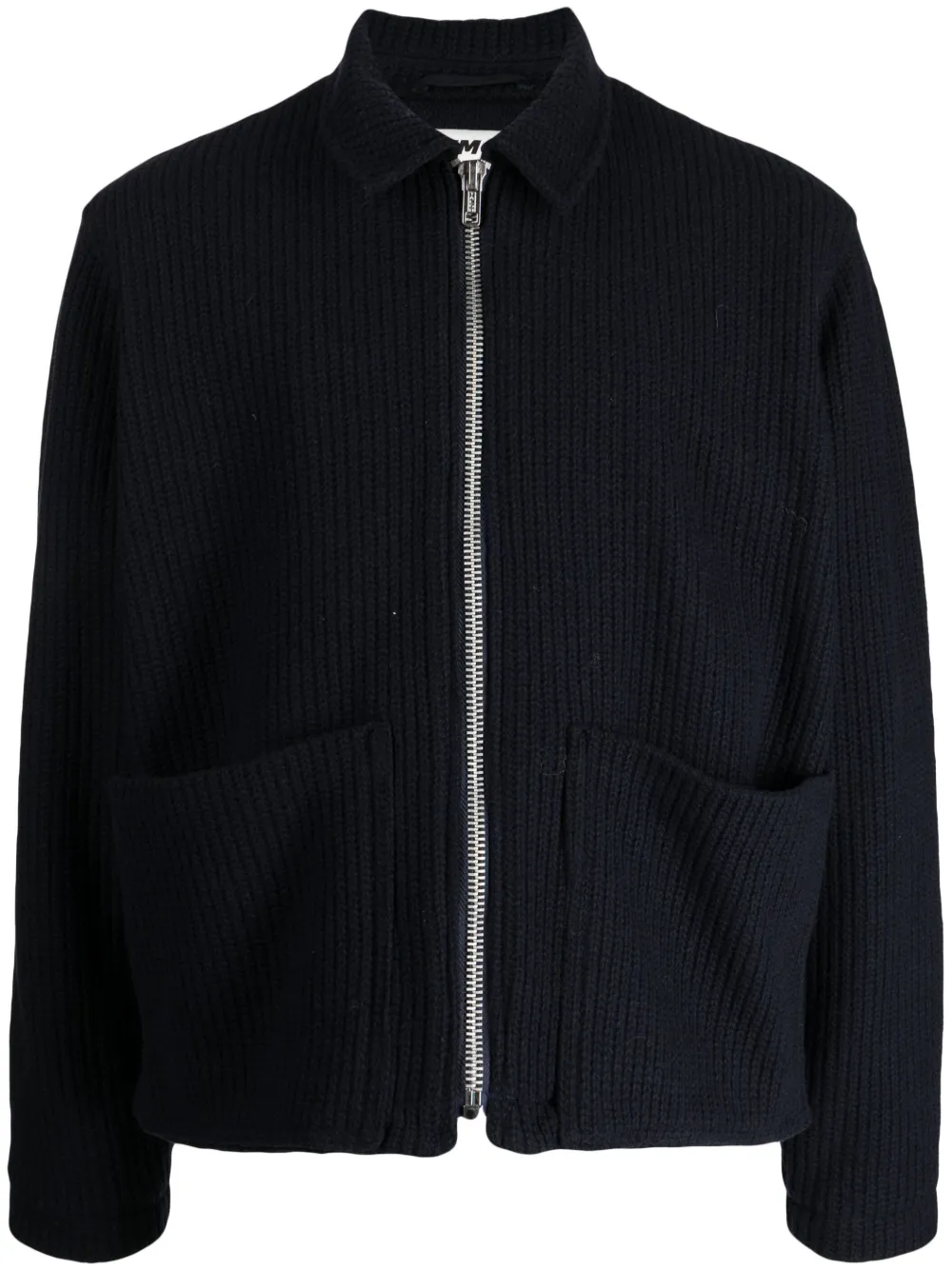 YMC Bomberjack met rits Blauw