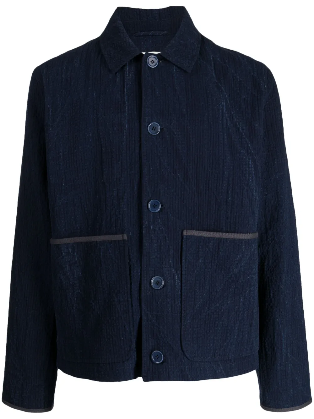 YMC Denim jack Blauw