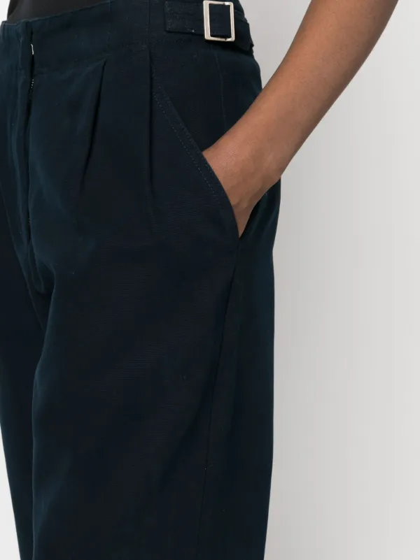 【新品】A.P.C.ワイドパンツ サイズM A.P.C. ワイドパンツ | ブルー | FARFETCH JP