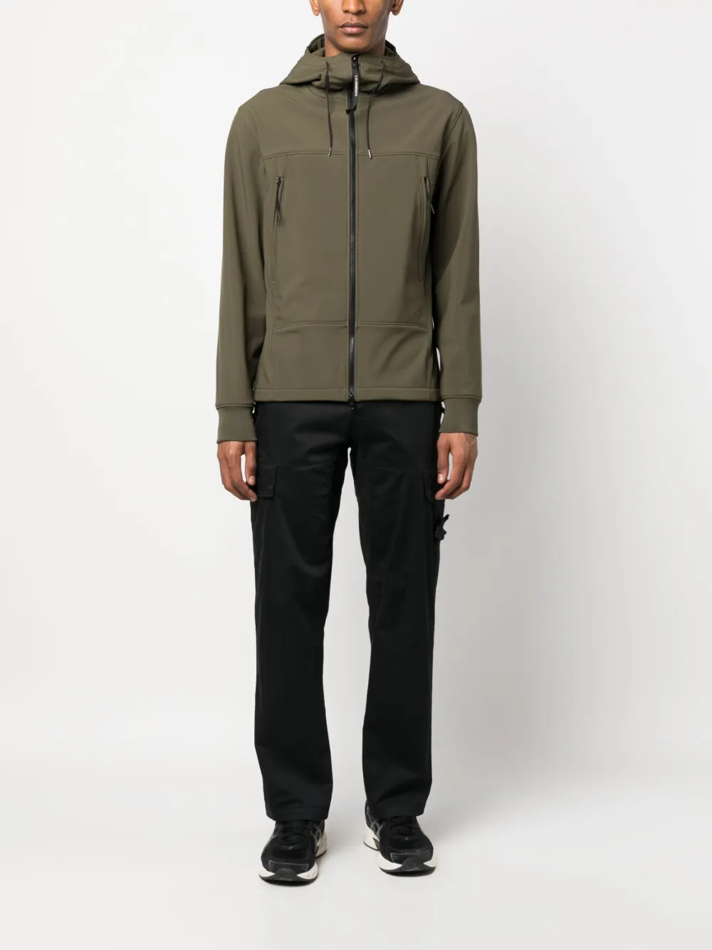 C.P. Company Goggles-detail zip-up hooded jacket | Hooded Jackets | Image 2