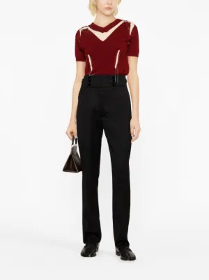 Maison Margiela Tapered Pants for Women - Shop on FARFETCH