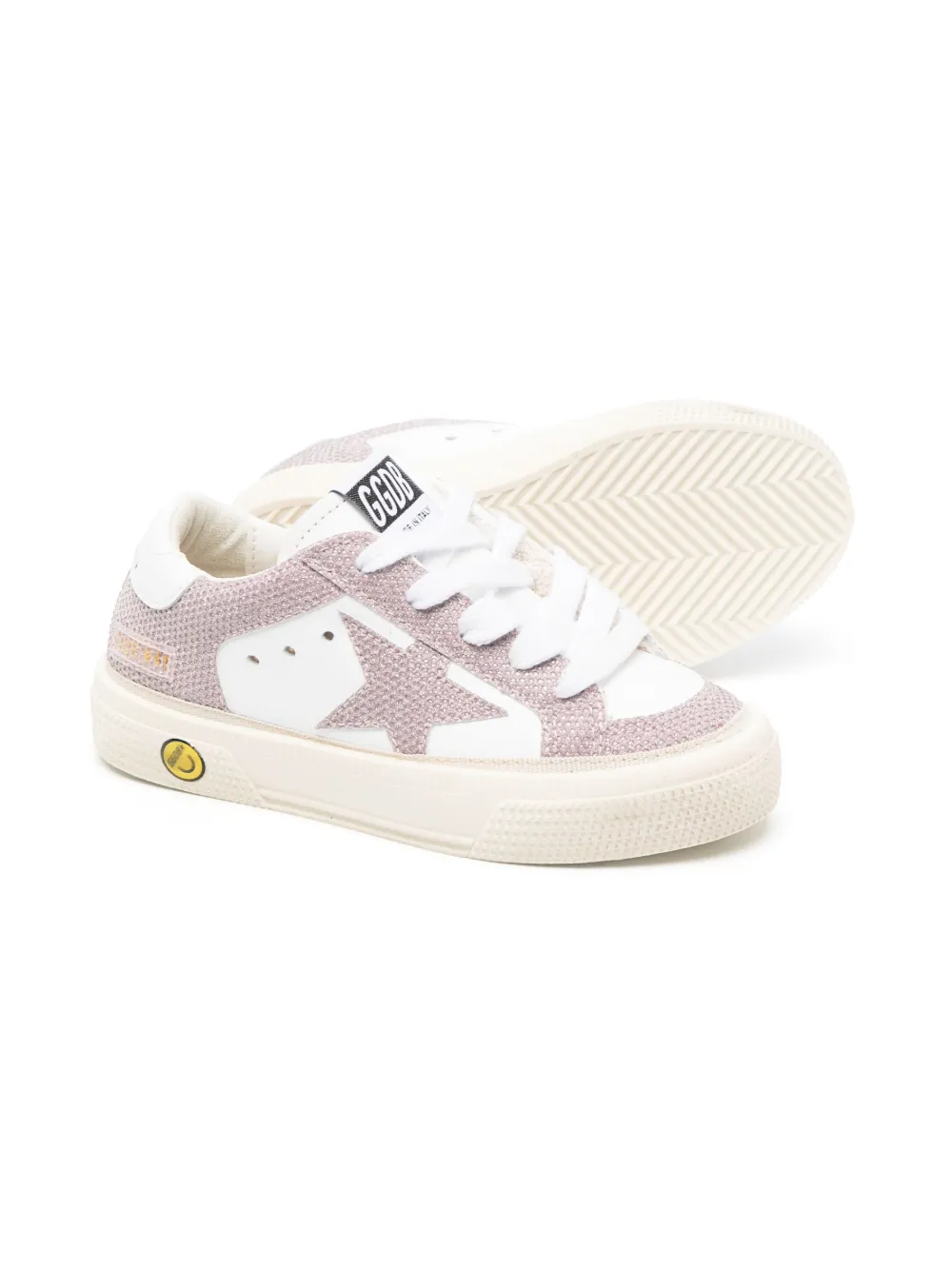 Golden Goose Kids rhinestone-embellished low-top sneakers - Wit