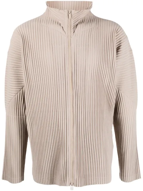 Homme Plissé Issey Miyake pleated zip-up cardigan
