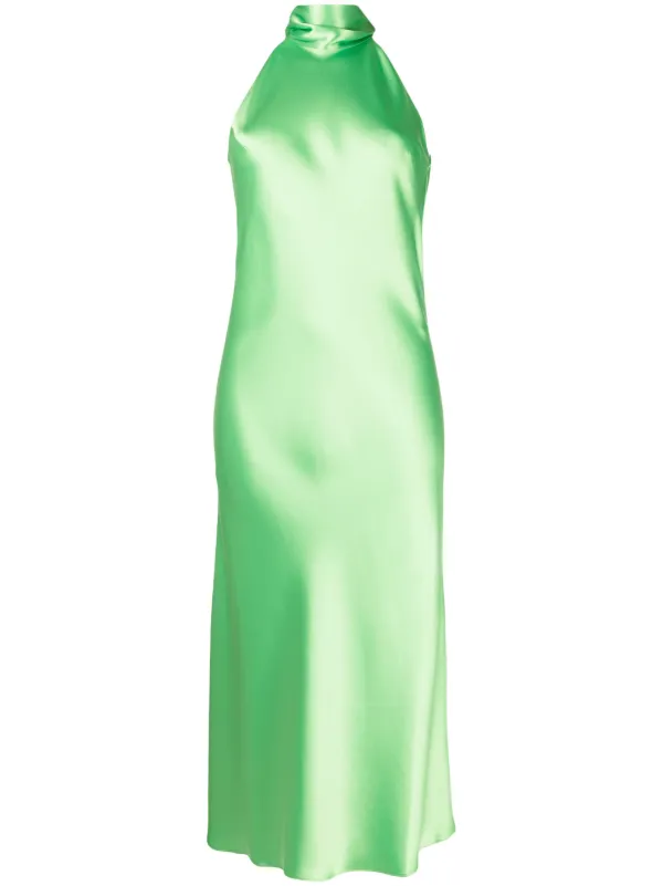 Galvan sienna 2025 satin midi dress