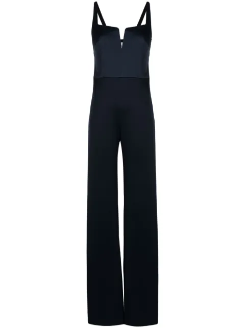 Galvan Macacão wide leg com corset 