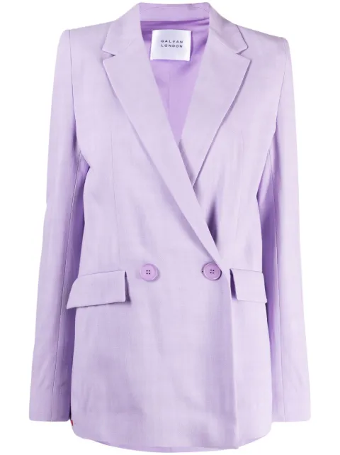 Galvan London Doppelreihiger Boyfriend-Blazer