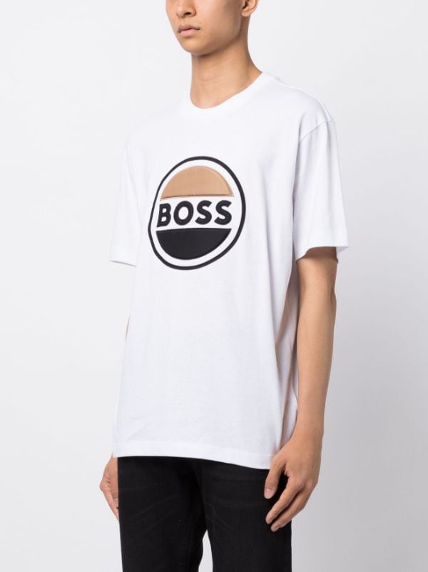 Boss embossed sale crew sweatshirt