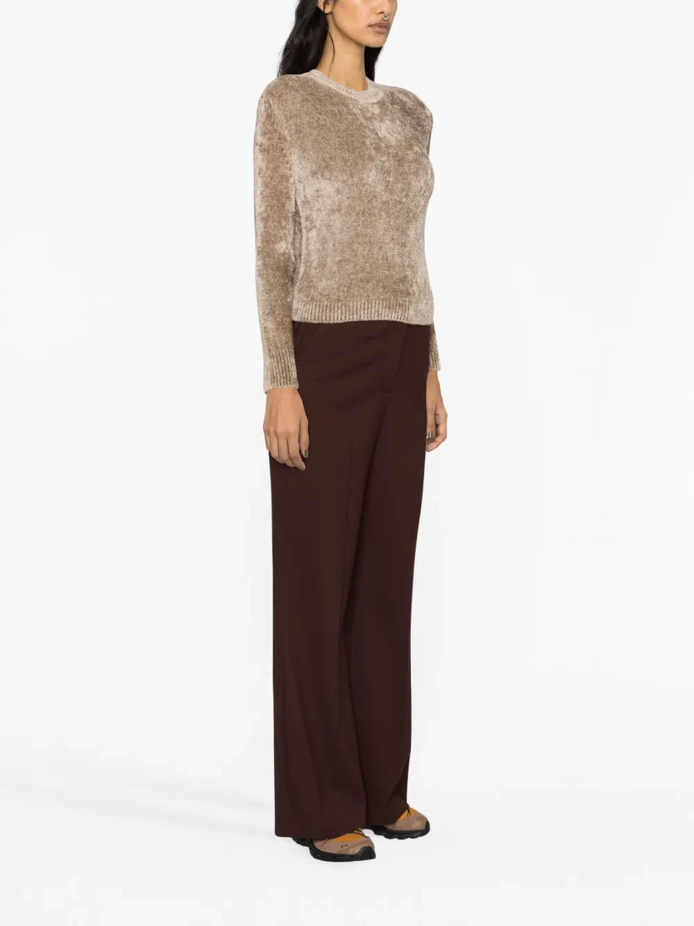 Herno Resort Chenille Jumper In Neutrals