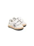 Golden Goose Kids glitter-detailing touch-strap sneakers - White