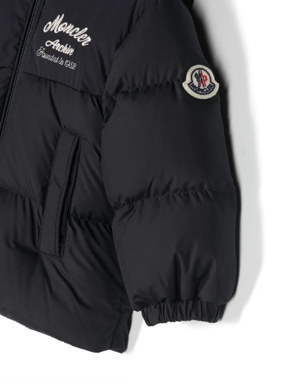 Moncler Enfant Gewatteerd jack Blauw