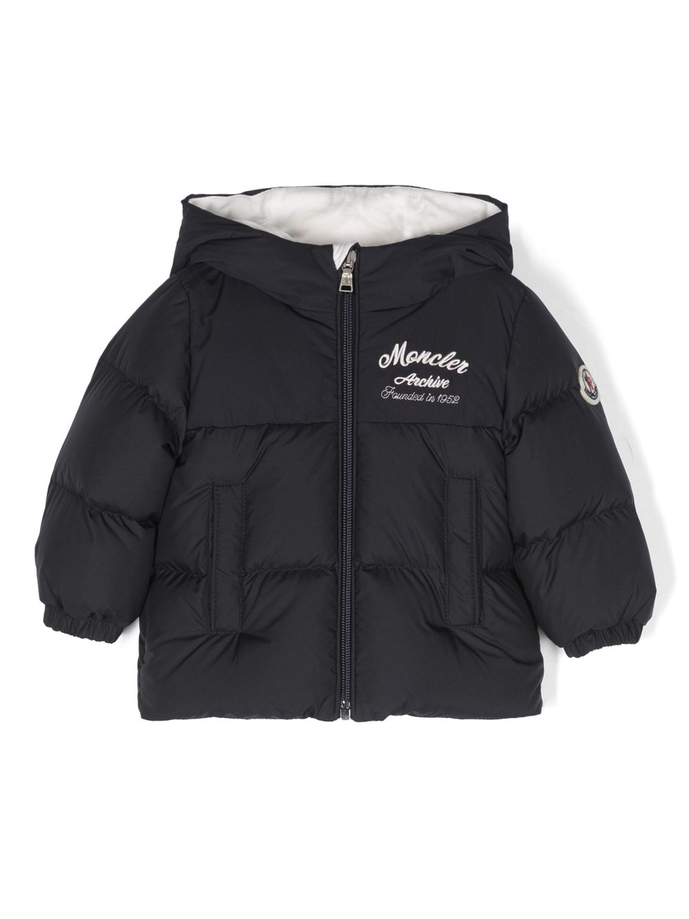 Moncler Enfant Gewatteerd jack Blauw