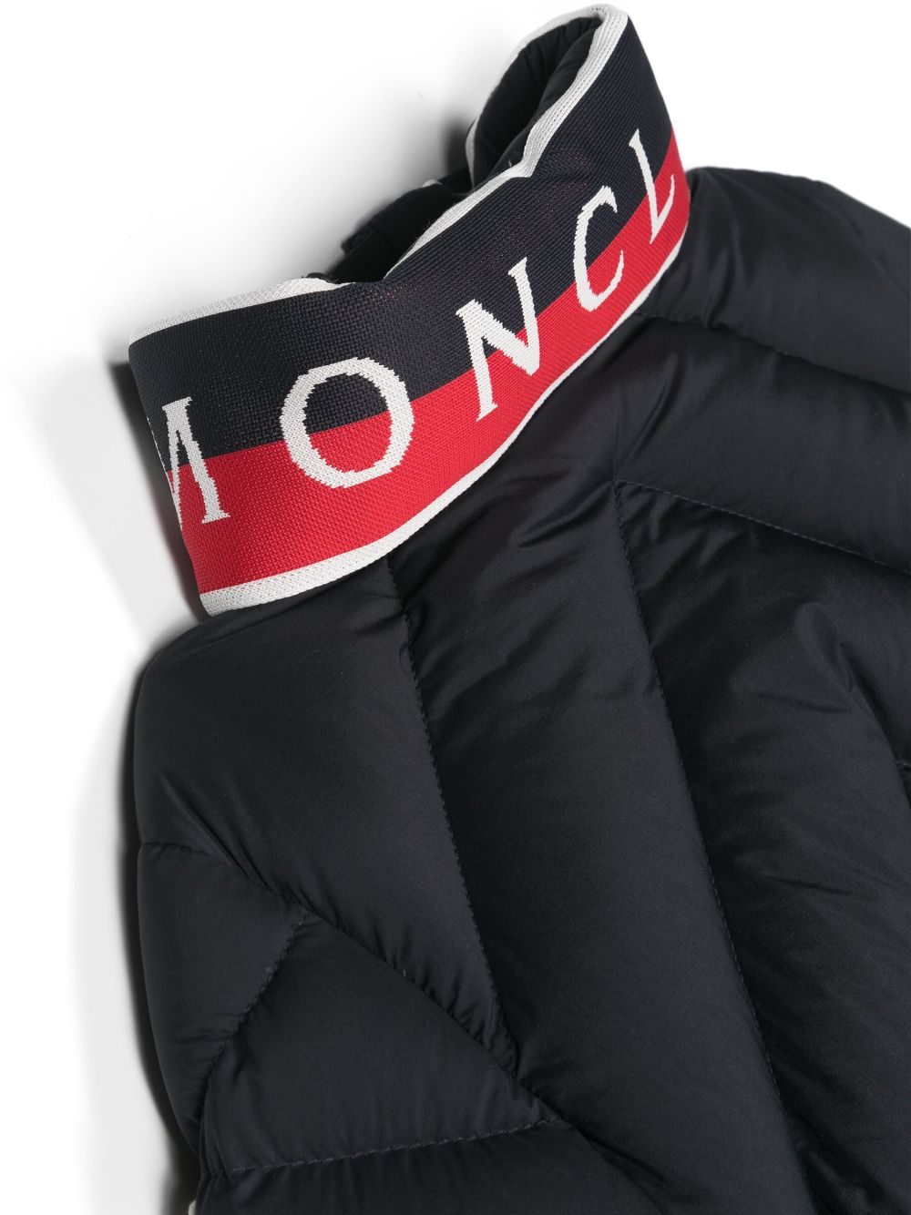 Moncler Enfant Victor gewatteerd jack Blauw