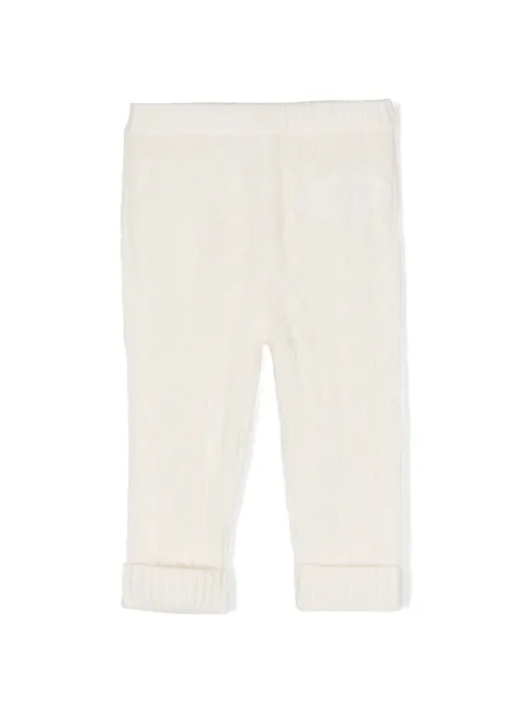 Ralph Lauren Kids cable-knit cashmere trousers