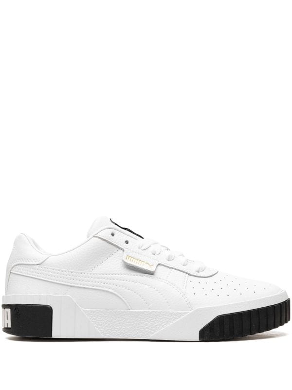 PUMA Cali White/Black Sneakers - Farfetch