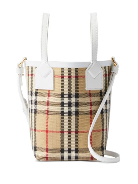 Burberry mini London Vintage-check tote Women