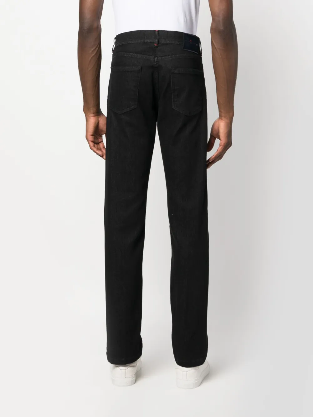 Kiton Slim-fit jeans Zwart