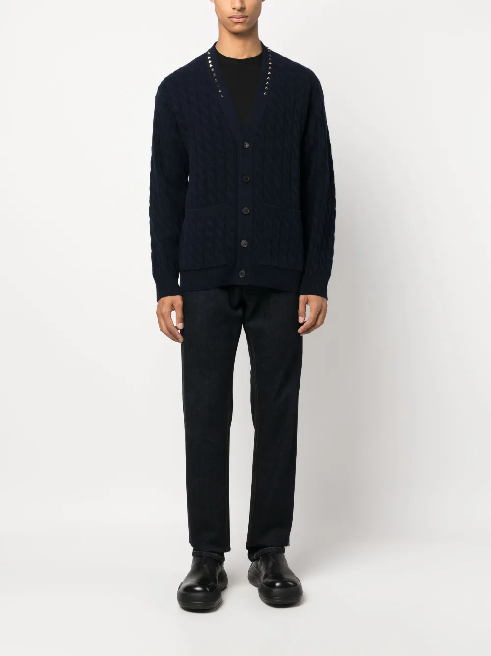Valentino Garavani Wollen vest - Blauw