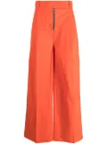 Nackiyé Loose Change wide-leg trousers - Orange