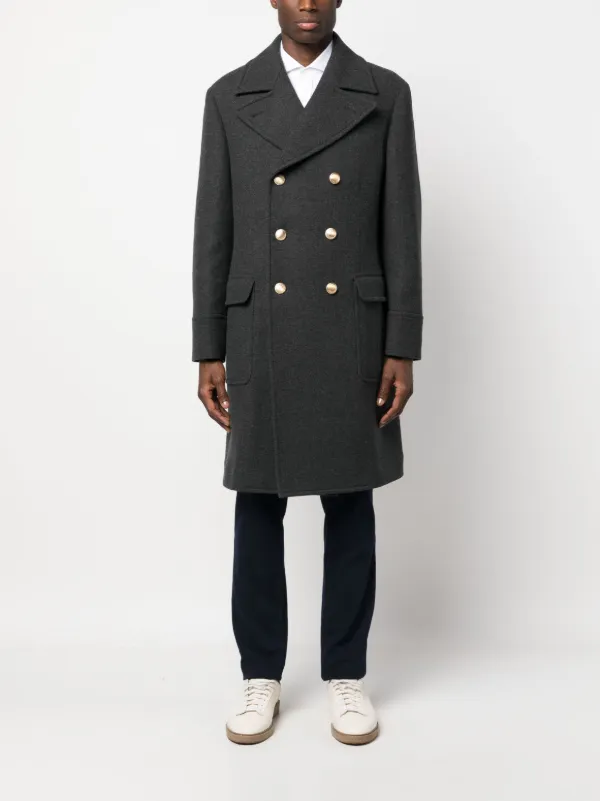 Men's wool coat outlet double breasted