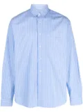 Lanvin striped long-sleeve shirt - Blue