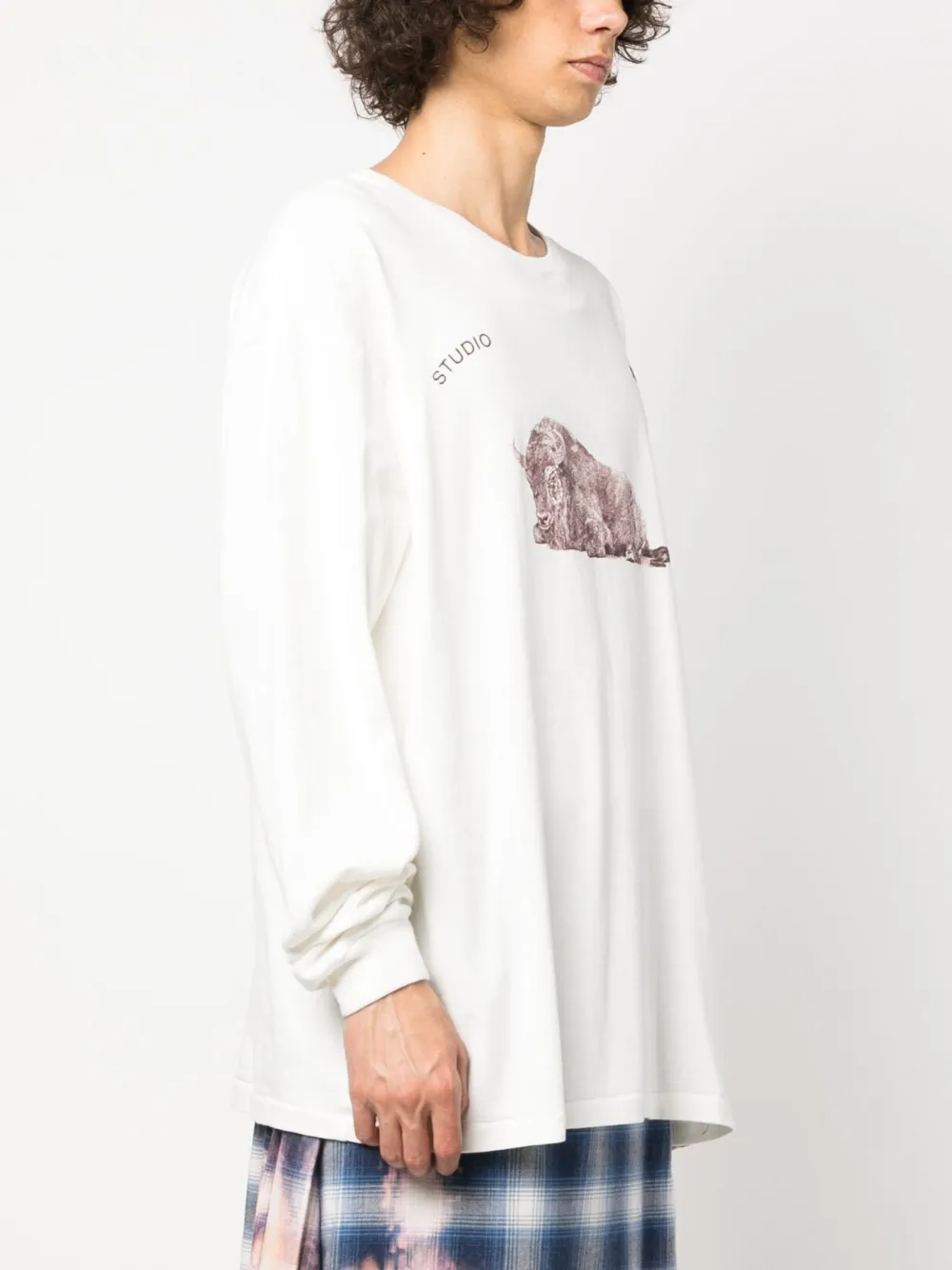  1989 Studio Sudadera Con Estampado Gráfico - Blanco 