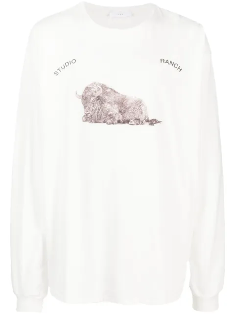 1989 STUDIO graphic-print cotton sweatshirt
