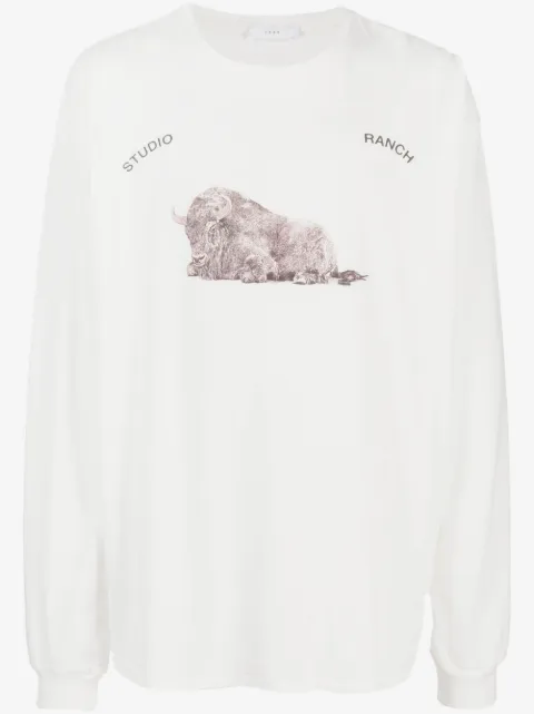 1989 STUDIO graphic-print cotton sweatshirt