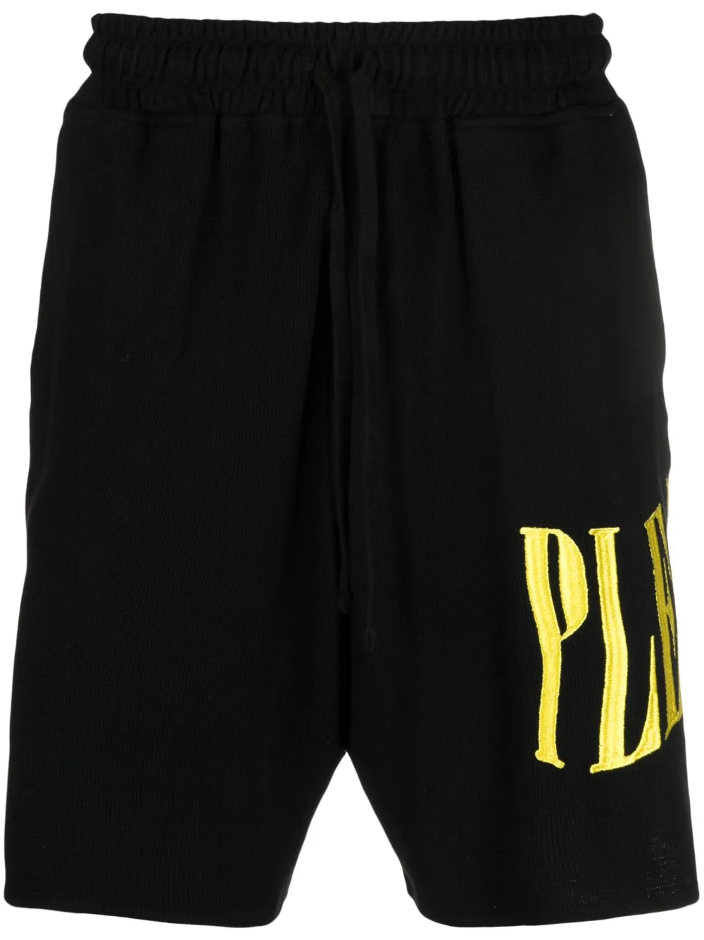logo-print cotton track shorts