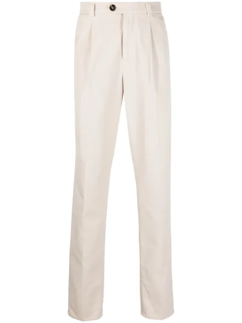 Brunello Cucinelli tapered cotton chinos