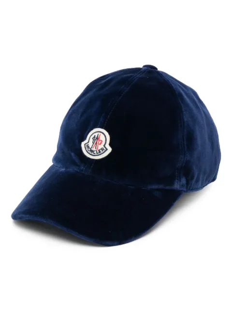 Moncler logo-appliqué cotton baseball cap